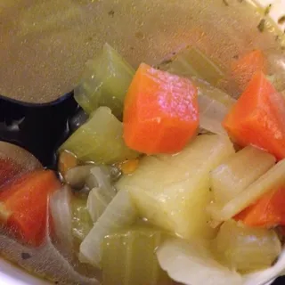 quart of rustic chicken soup