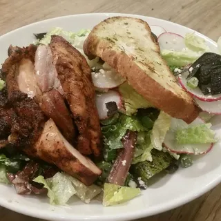 grilled chipotle barbeque chicken plate