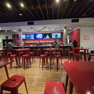Bar and dining area