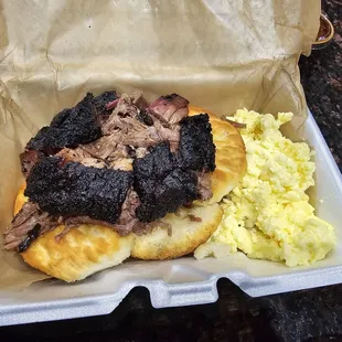 Brisket &amp; biscuits
