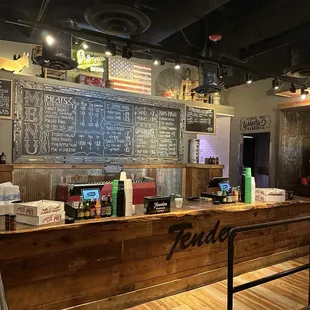 Menu and where to place order