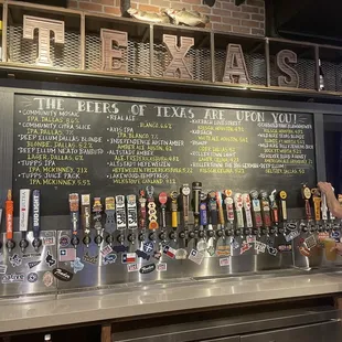 Excellent beer selection.