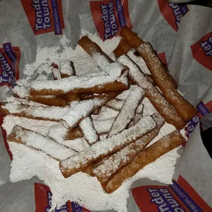 Hot yummy funnel fries