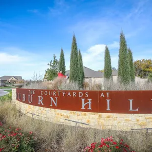 the entrance to the courtyards at burn hills