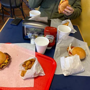 Tenderloins and burgers