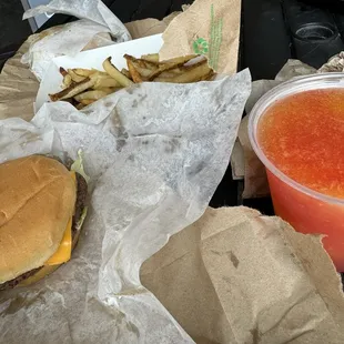 Cheeseburger Hand-Cut Fries
