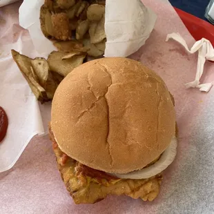 Tenderloin and Hand-Cut Fries