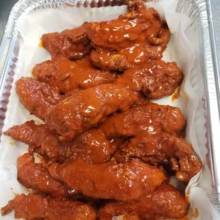 House Buffalo sauce for extreme flavor!