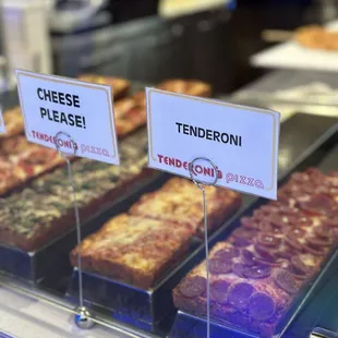 Variety of Detroit slices