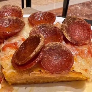 Slice of pepperoni