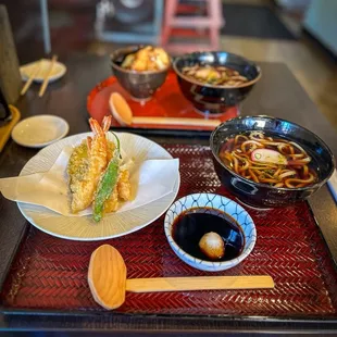 Tempura udon combo