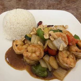 L21. Kung Pao Shrimp Lunch