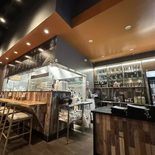 the interior of a restaurant