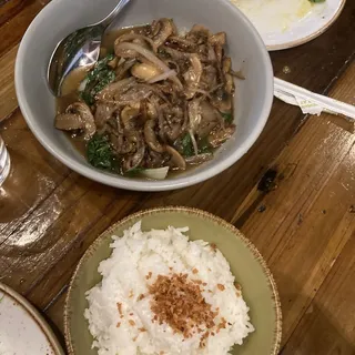 BABAY BOK CHOY W/MUSHROOM & SHRIMP (10)