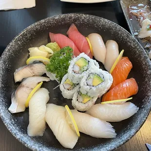 sashimi, sushi and sashimi, food, sushi