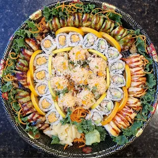 Cooked Sushi Tray