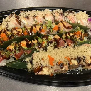 Godzilla roll, evil angel roll