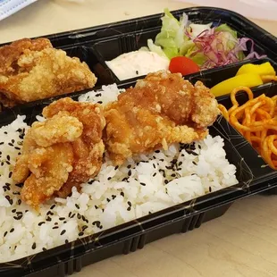 karaage bento $9.80