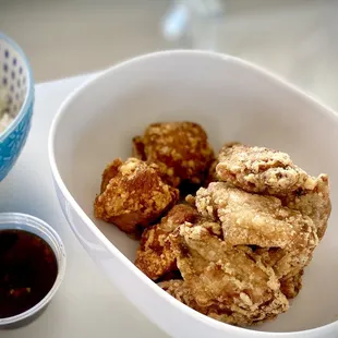 Karaage and Tebanaka