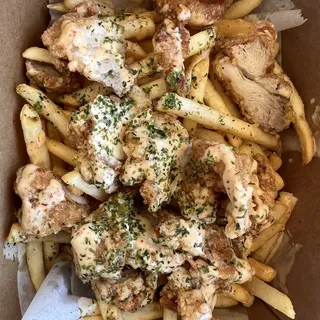 Karaage & Chips with Spicy Mayo