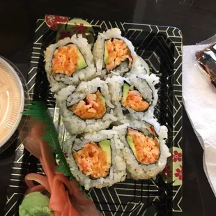Spicy California roll