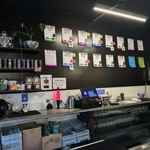 Beer selection as of 9/22/2023