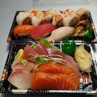 sushi, food, sashimi, sushi and sashimi