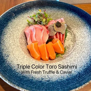 Triple Color Toro Sashimi
