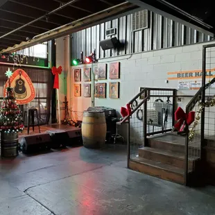 Dec 2020: First floor stage for live music