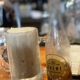 Birthday cream soda float!