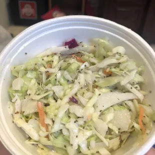Crispy coleslaw
