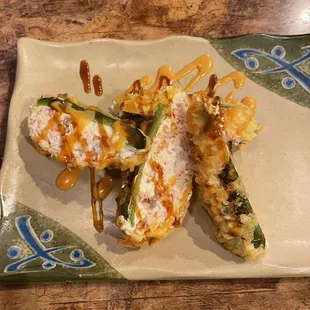 a plate of food