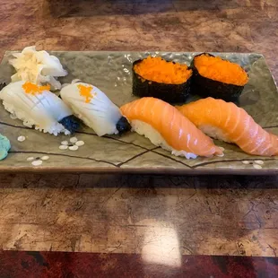 sashimi, sushi, sushi and sashimi, food