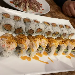 sushi and sashimi, food