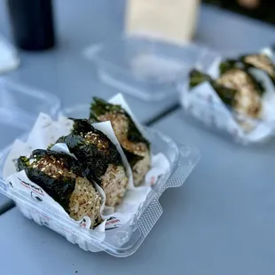 Honey Shrimp Onigiri