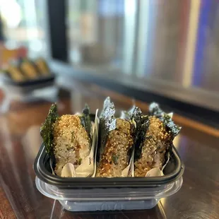 3 for $11: Kbbq, pork belly, mentai