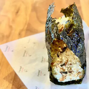 Pork Belly Onigiri (Japanese rice ball).