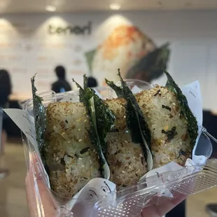 Best sellers: spicy salmon, bulgogi, pork belly