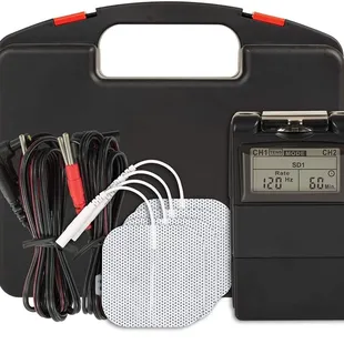 TENS 7000 with electrodes and lead wires. Plus it's Digital!