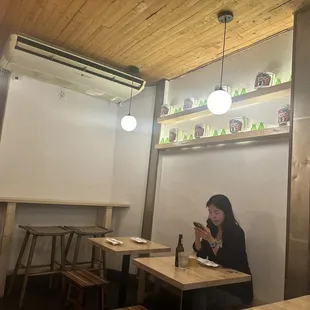 interior, sushi and sashimi