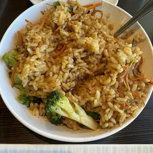 Fried rice with veggies