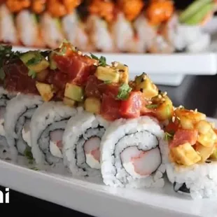sushi, food, sashimi, sushi and sashimi
