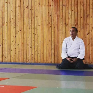 Sensei Calderon prepares to teach a master class in Moscow 2019