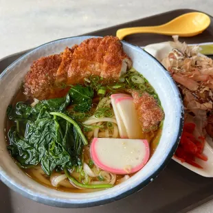 Udon with Pork Katsu