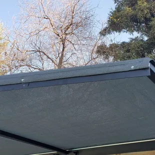 I made the metal frame. They tried to charge me $1,500 for hanging this garbage on it.