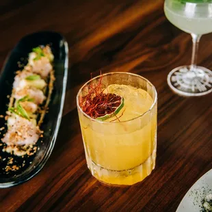 sushi and sashimi, drink