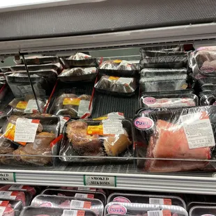 A recipe for US Senate Bean Soup called for ham hocks... we found them here! A favorite local store.