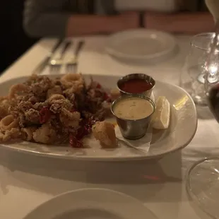 Calamari with Calabrian chillies