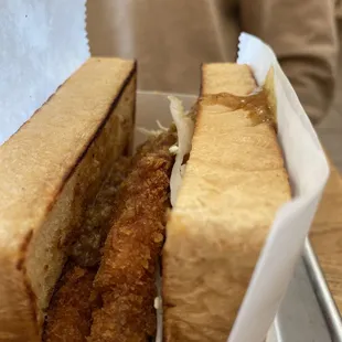 Curry Chicken Katsu Sando