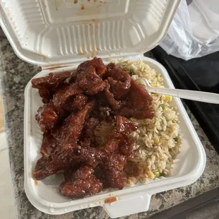 Peking Spare Ribs w/Fried Rice